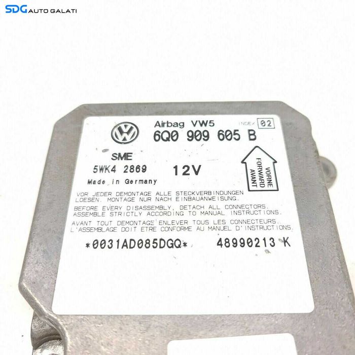 Calculator ECU Airbag Index 02 Volkswagen Passat B5 1997 - 2001 Cod 6Q0909605B [B3872SOS]