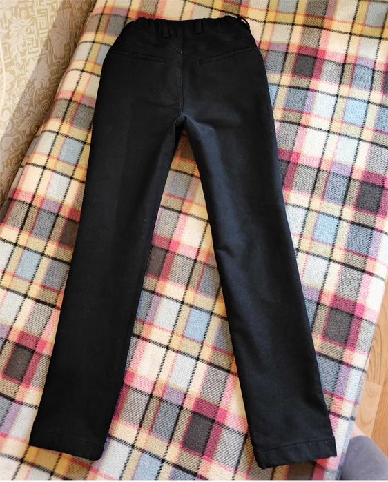 Брюки/слаксы темно-синие на 10 лет