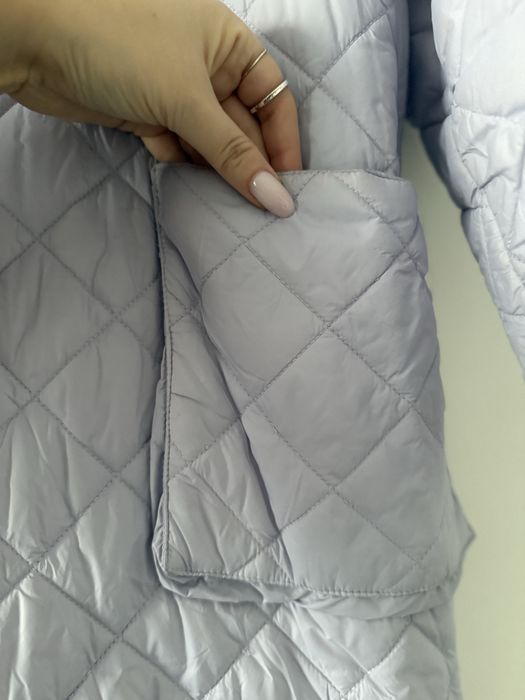 Geaca lila lunga cu buzunare Native Youth