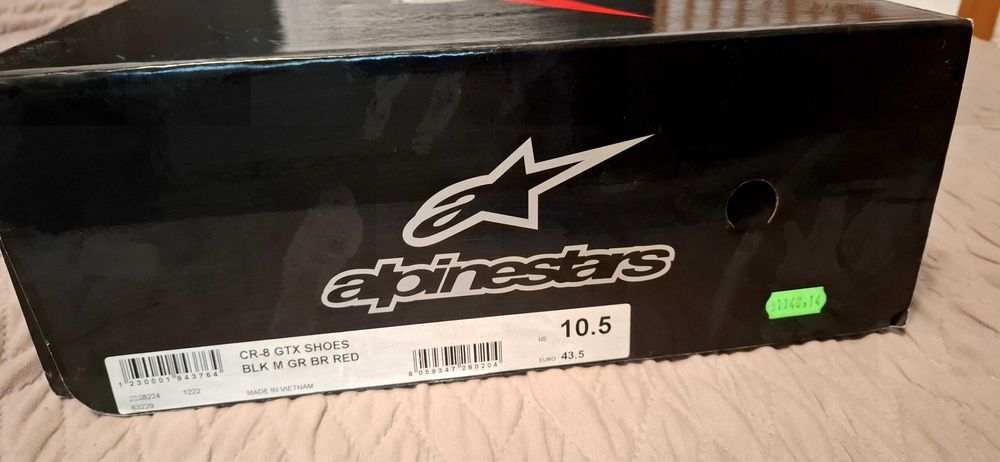 Ghete motociclist Alpinestars CR-8 Gore-Tex