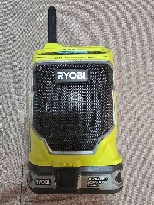 Radio șantier RYOBI CDR180 One plus cu baterie ryobi one plus 18v