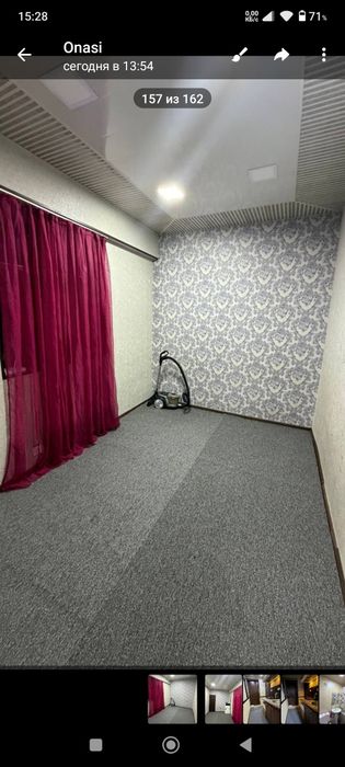 Сдаётся 1 ком квартира на Юнусабад Бадамзар  бывшая общежитие