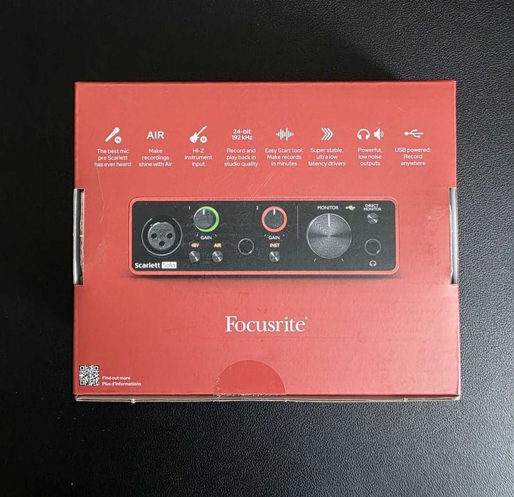 Interfata Audio Focusrite Scarlett Solo 3rd Gen