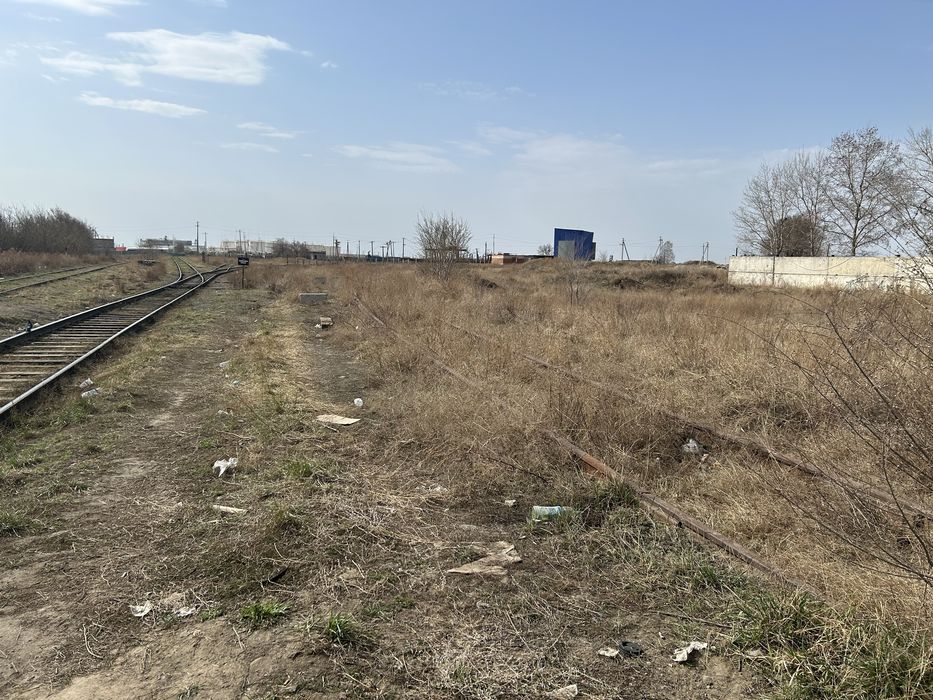 Продам территорию с жд тупиком