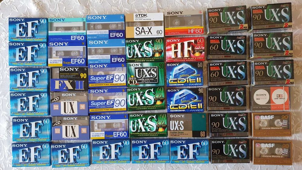 Нови аудио касети TDK MA-R,  Sony, Fuji, Denon, BASF, JVC, Maxell