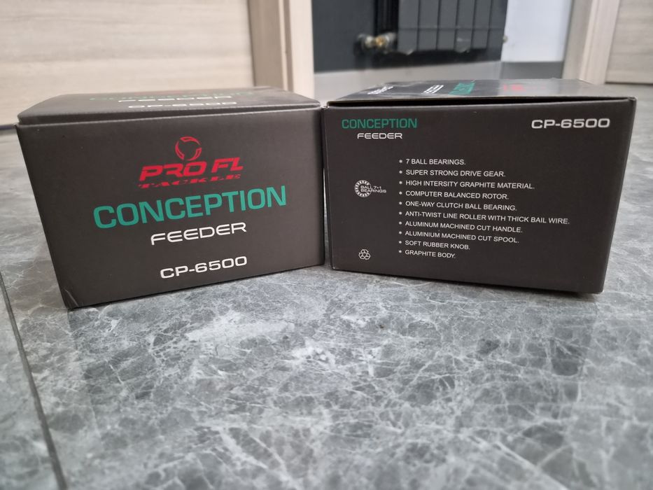 SET 2 Mulinete  Feeder PRO FL Conception  CP6500