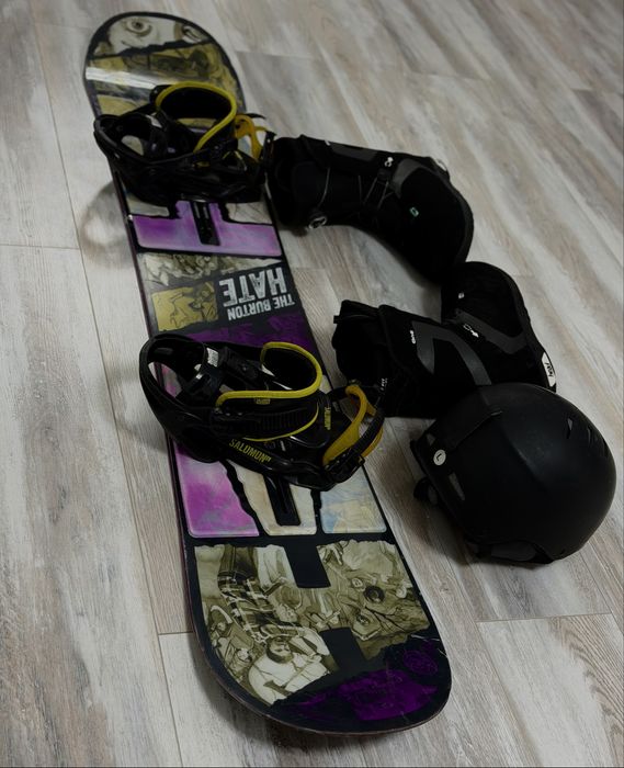 Продам сноуборд burton в полном комплекте