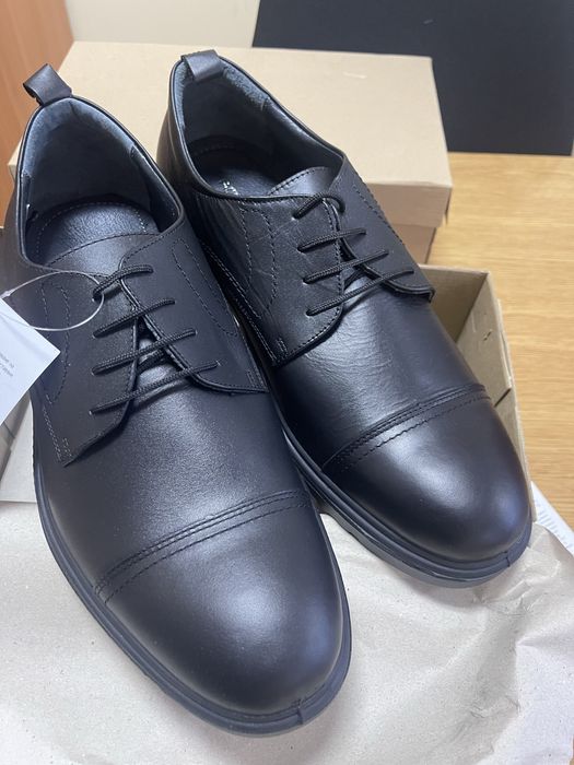 Мъжки кожени обувки Кавалер номер 45