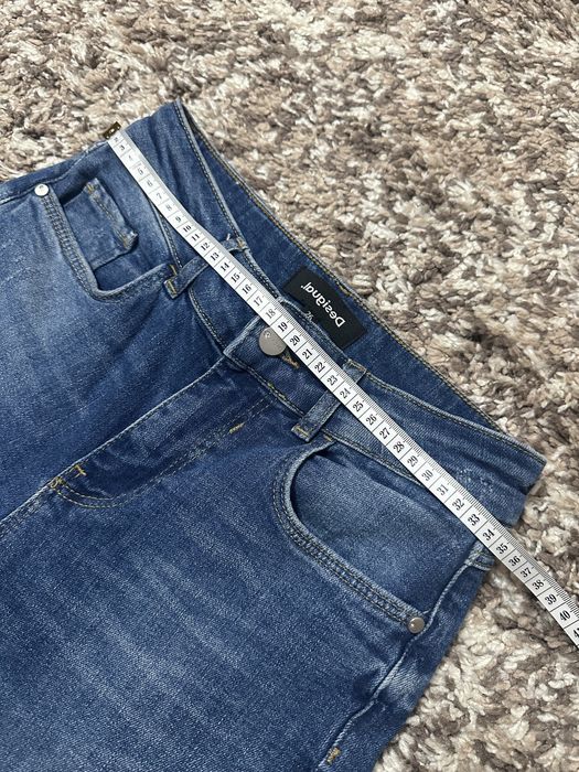 Blugi superbi dantela sibtalie inalta Desigual