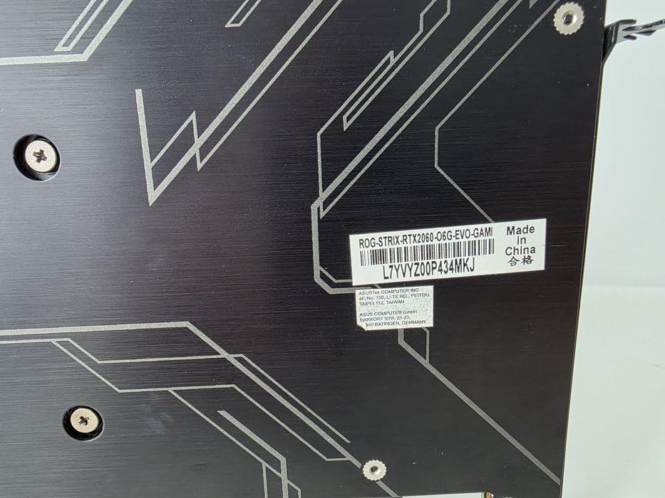 RTX 2060 6GB Asus Rog Strix
