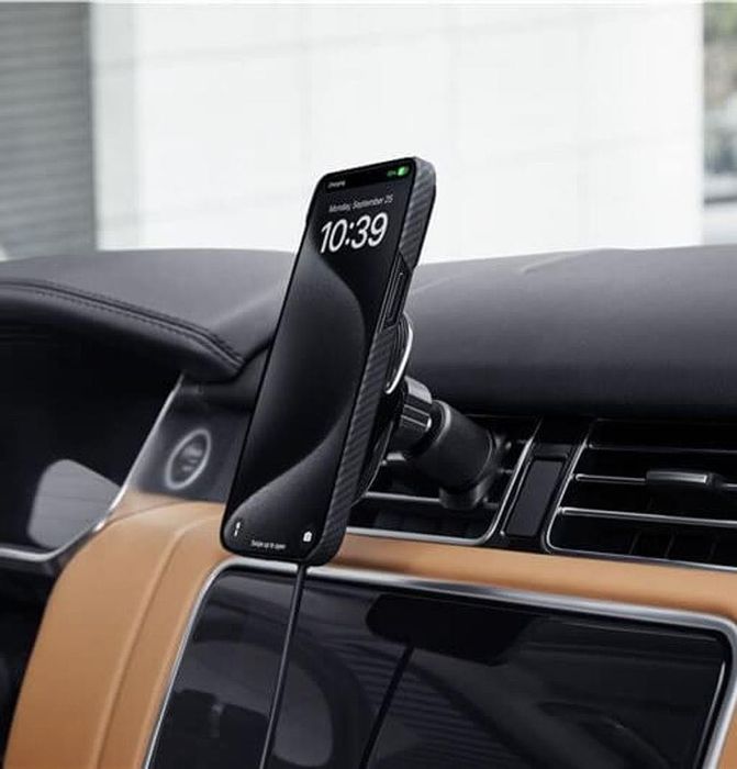 Безжично Зарядно за Кола с Magsafe, PITAKA Car Mount Pro 2 Qi2 15W