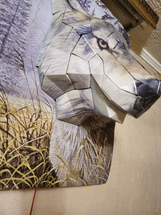 3D Волк картина для интерьера