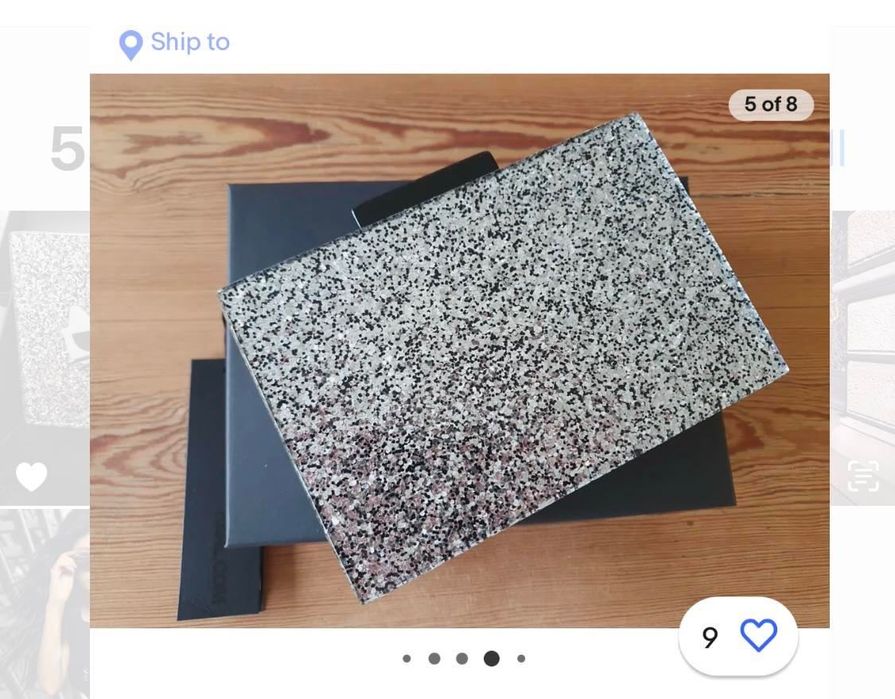 Луксозни Сребристи обувки Queen Уникат едни само 38 номер