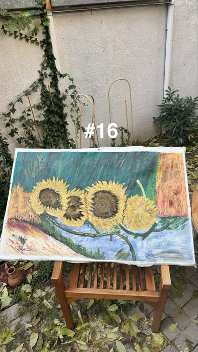 Vând tablouri originale pe pânză. Picturi autentice, rame din lemn