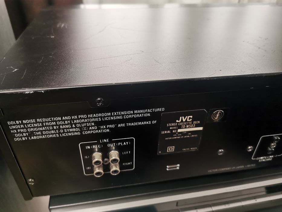 Deck audio Jvc TD-W503