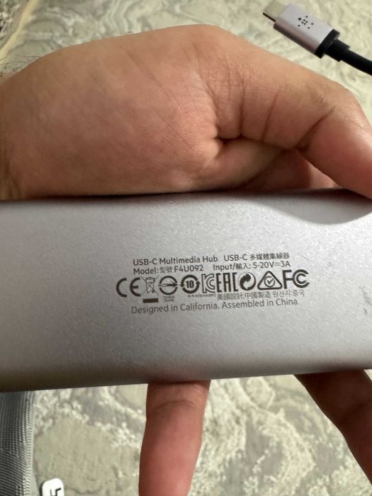USB-C Multimedia Hub (Deyarli ishlatilmagan) - $65