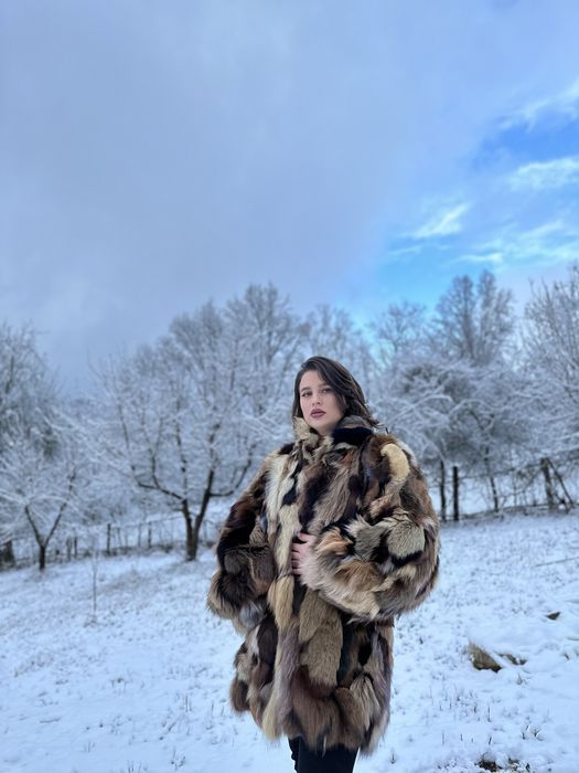 Haina de blana vulpe multicolor