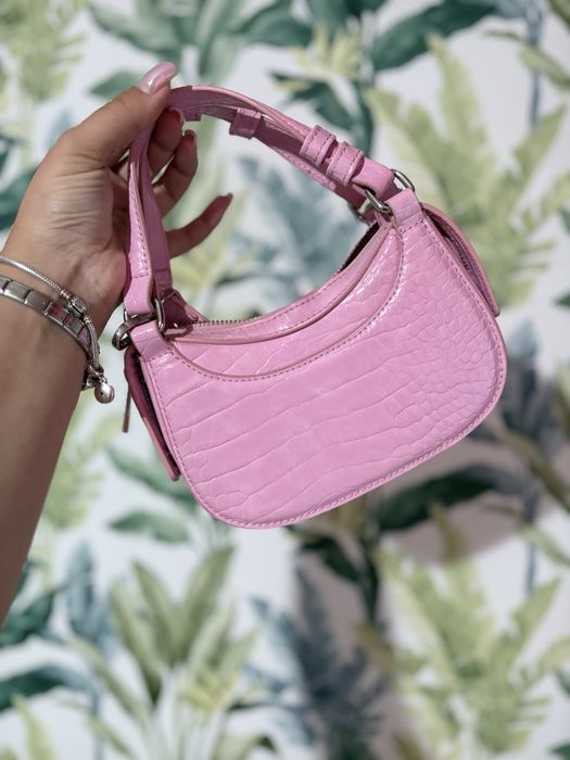 Розова чанта ZARA