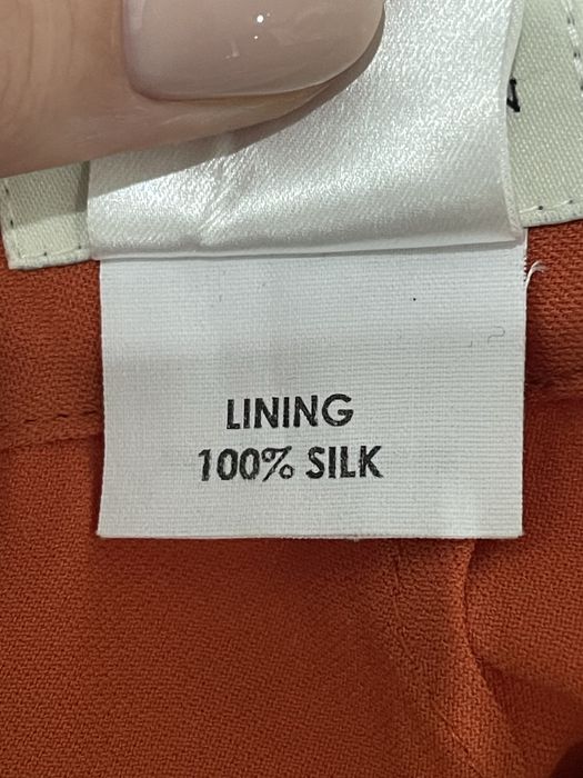 Брюки шелковые DRIES VAN NOTEN