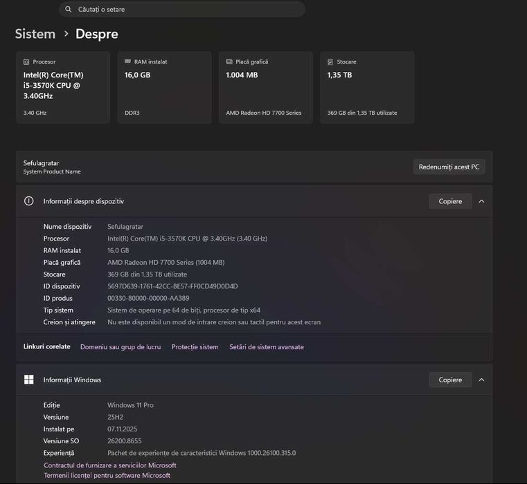 Vand/Schimb Pc office/gaming medium