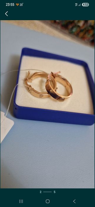 Продам Золотые Серьги без вставок