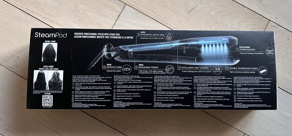 Placă îndreptat păr L’Oréal SteamPod (Rowenta Salon) – stare excelenta