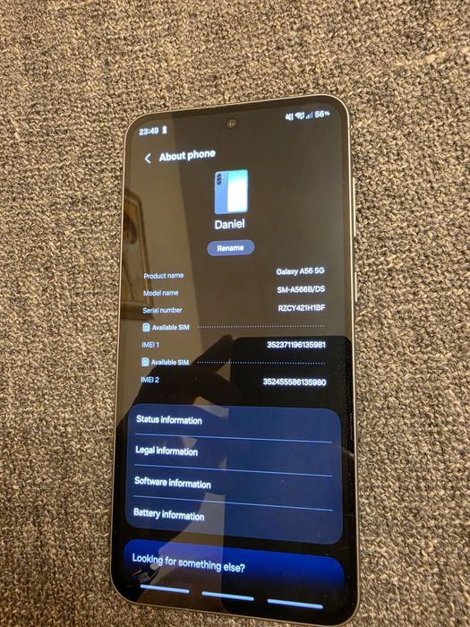 Samsung Galaxy a56 impecabil