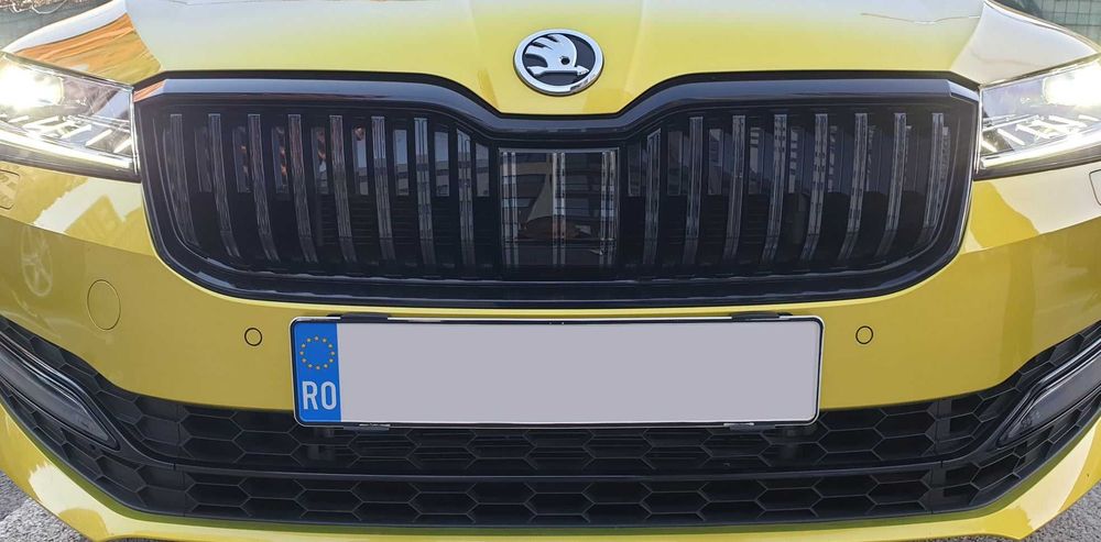 Suport numar inmatriculare auto fara rama/slim set fata/spate (NU 3D!)