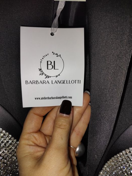 Sacou Luxury cu cristale Barbara Langellotti