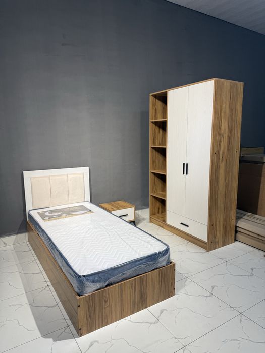 Detiski mebel shkaf kravad va tumba matrasi ichida