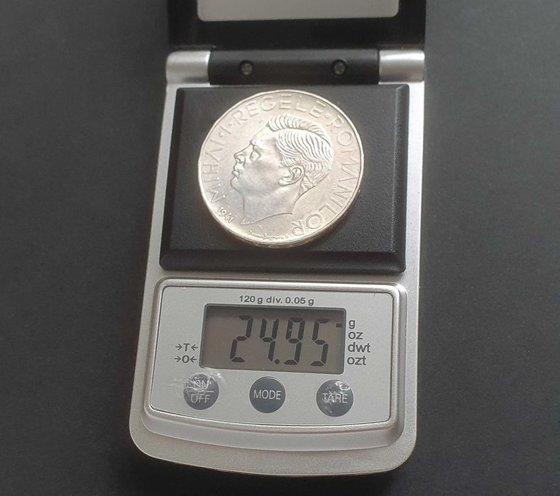 Moneda 500 le1 1941, argint, Regele Mihai