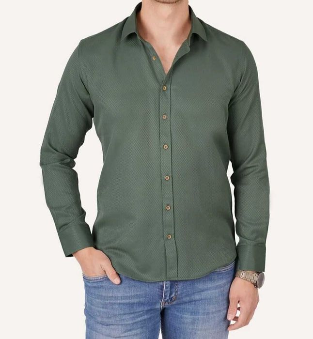 Мъжка риза с дълъг ръкав