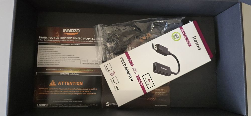 Видео карта Inno3D RTX 4070ti X3, 12GB GDDR6X Nvidia GeForce