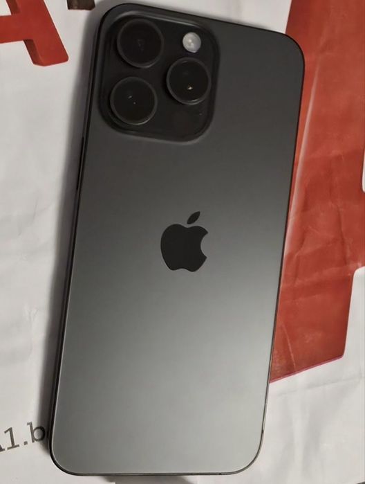 256GB iPhone 15 Pro Max A1 Гаранция 2025г. Black Titanium | Черен