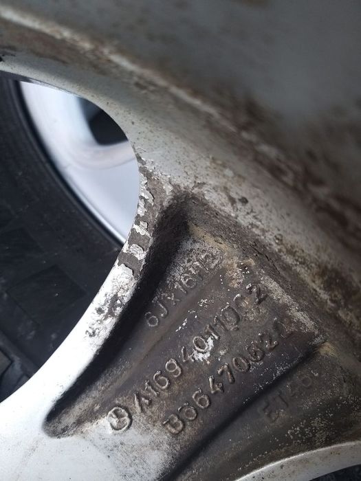 Janta aliaj cu anvelopa r16 205/50r16/87 v mercedes a class w169 a1694011002