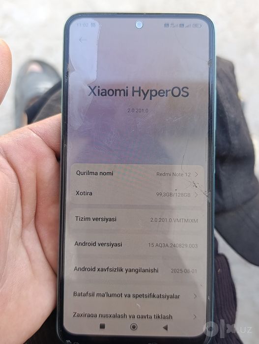 Redmi note 12 xolati yaxshi