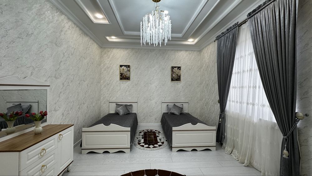 Новый коттедж в Ханабаде (2 сотки). 5 комнат. С мебелью и техникой!