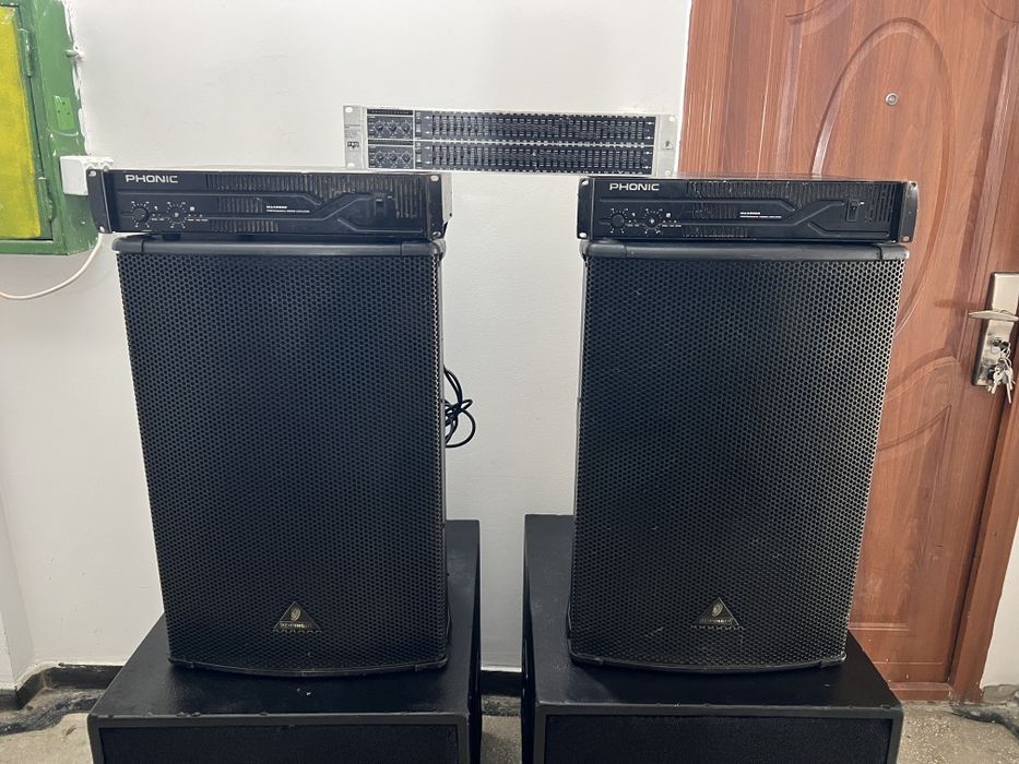 Sistem Audio PA Complet (Behringer + RCF + Phonic)