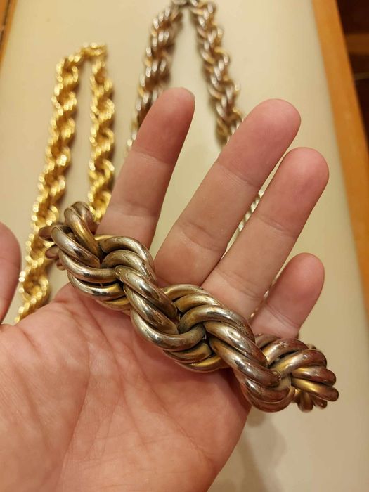 Lanturi hiphop rapp USA placate aur 14kb foarte groase