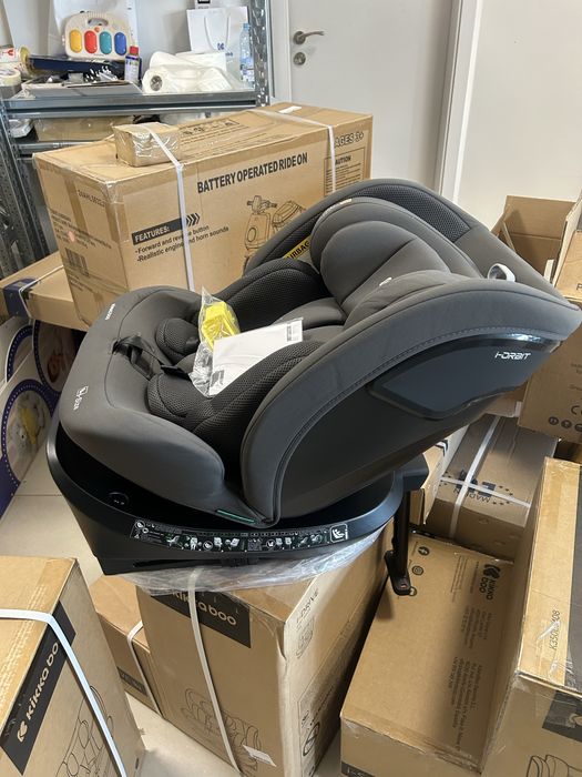 СУПЕР ОФЕРТА!!!  Столчета за кола i-Orbit 2026 i-size 40-150см(0-36кг)   ISOFIX 360” въртене, ОПЦИЯ СЪН