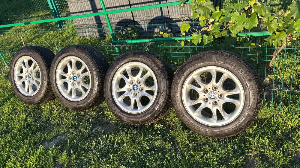 Cauciucuri de iarna Michelin Alpine5 - 235/55 R17 + jante BMW