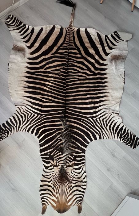Естествена кожа зебра