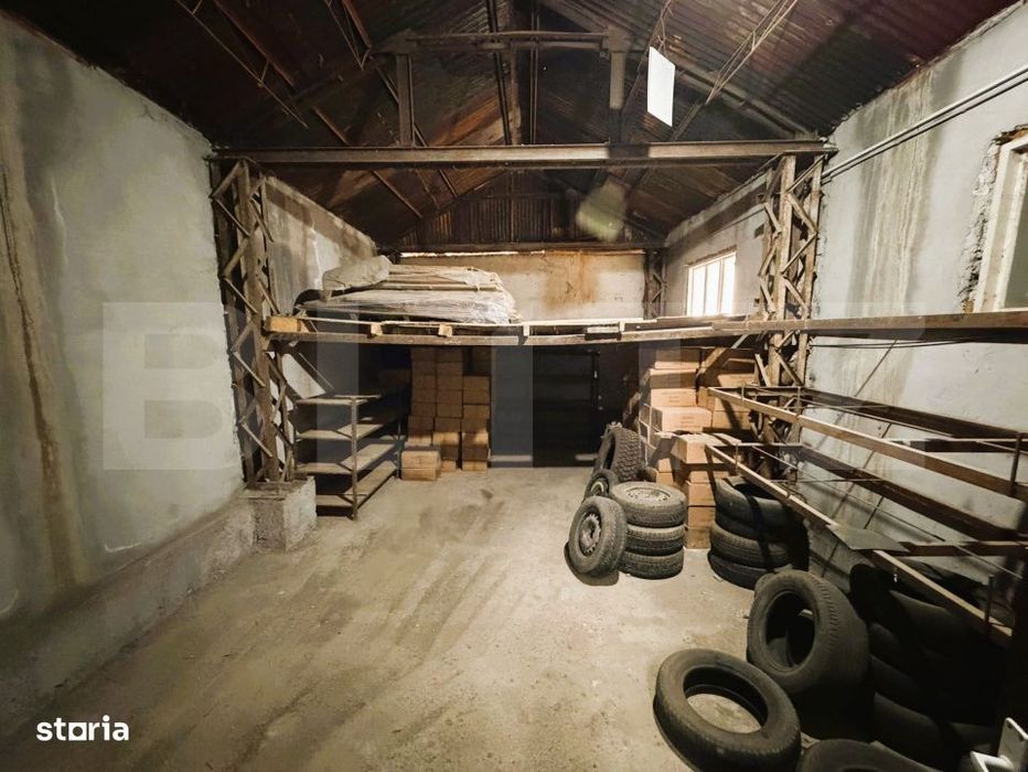 Spatiu comercial si hala de inchiriat, 215 mp, teren 2500 mp, zona Bos