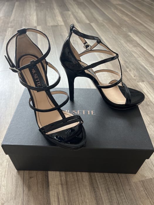 Sandale negre de lac Musette marimea 36