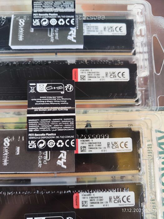 Рам памет 16GB DDR5 5600 Kingston Fury Beast - Нова!