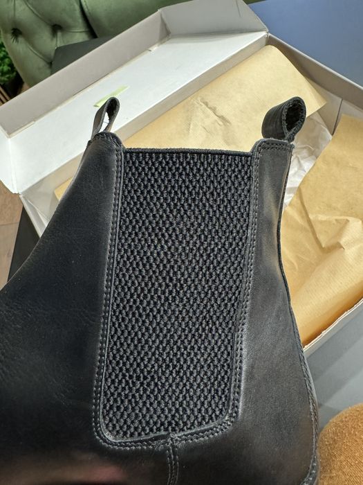 Мъжки Челси ботуши River Island – естествена кожа, размер 44 (UK 10)