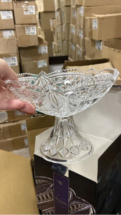 Хрустальная посуда новая