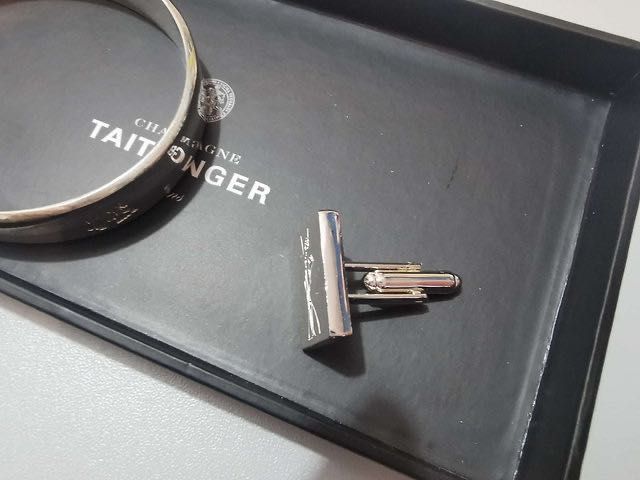 Комплект копчета за ръкавели и гривна Taittinger