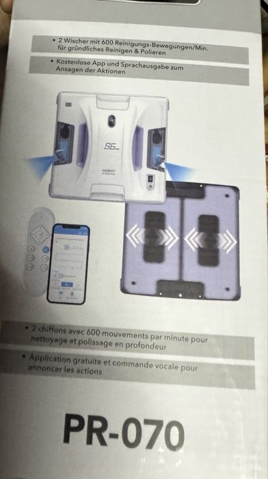 Електрически робот за почистване на стъкла Hobot S6 Pro