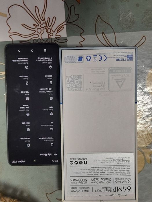 Tecno camon 19 sotiladi